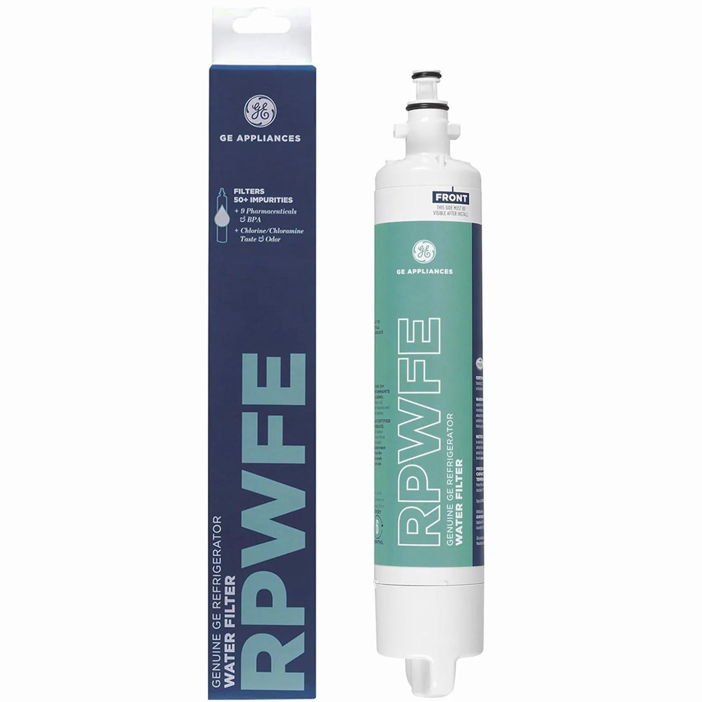 GE RPWFE Refrigerator Water Filter Built-in CHIP image 1