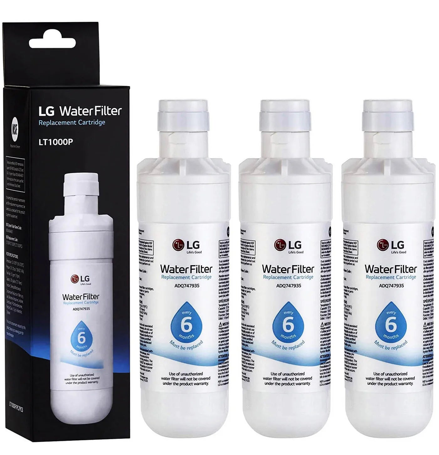 LG LT1000P Refrigerator Water Filter Replacement image 1