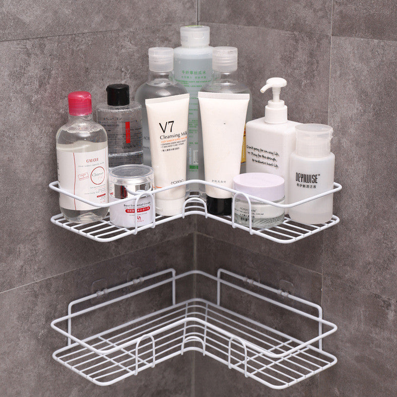 Rustproof Corner Shower Shelf Rack for Bathroom & Kitchen