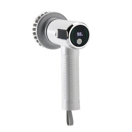 Cordless Electric Cleaning Brush for Kitchen & Bathroom Scrubbing