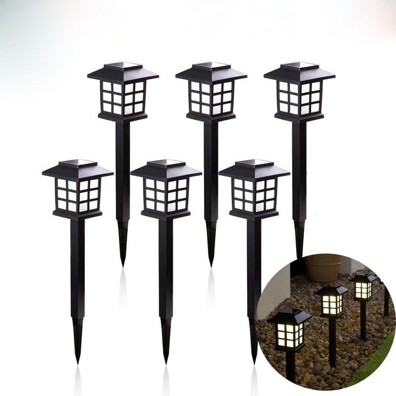 Solar LED Lawn Lights for Garden Pathway & Outdoor Landscape