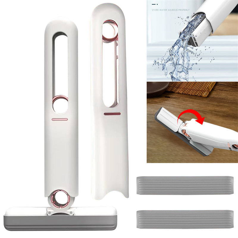 Mini Sponge Squeeze Mop for Kitchen, Desk, Car & Window Cleaning