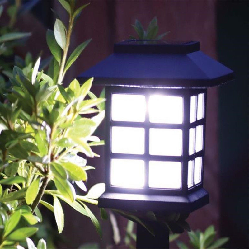 Solar LED Lawn Lights for Garden Pathway & Outdoor Landscape