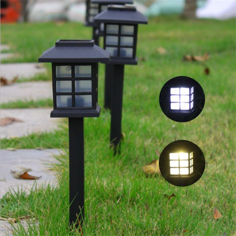 Solar LED Lawn Lights for Garden Pathway & Outdoor Landscape