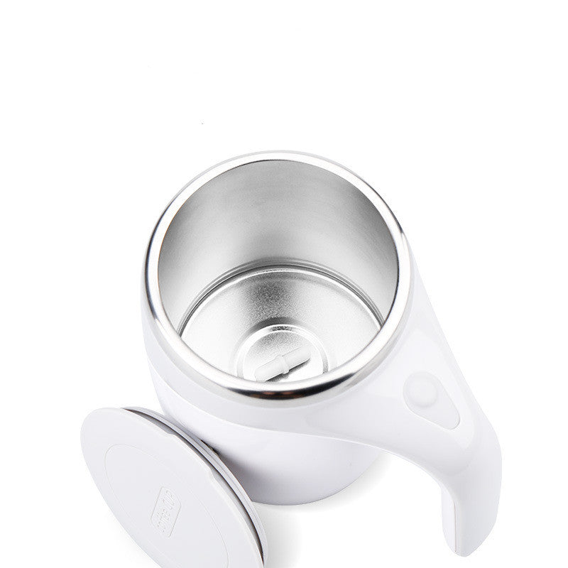 Rechargeable Self Stirring Coffee Mug with Magnetic Mixing