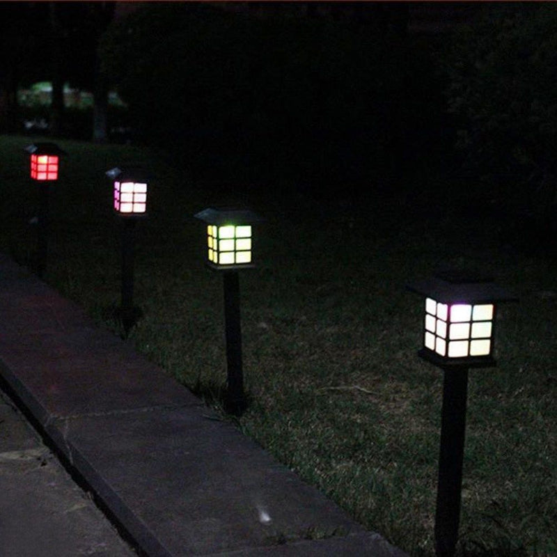 Solar LED Lawn Lights for Garden Pathway & Outdoor Landscape