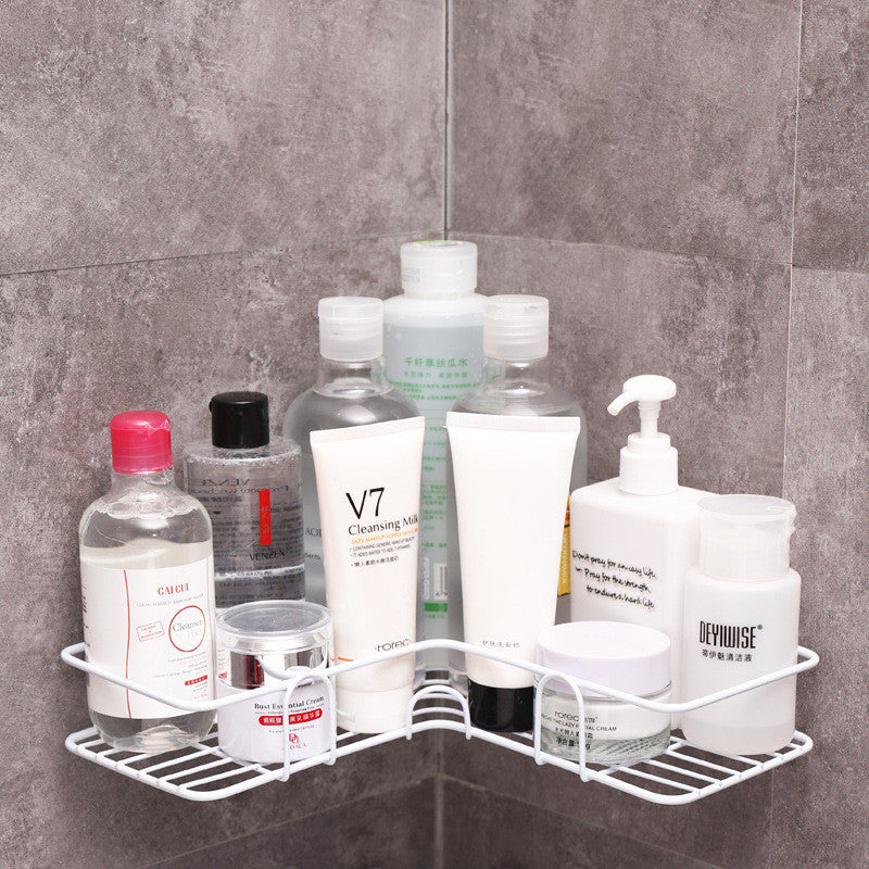 Rustproof Corner Shower Shelf Rack for Bathroom & Kitchen