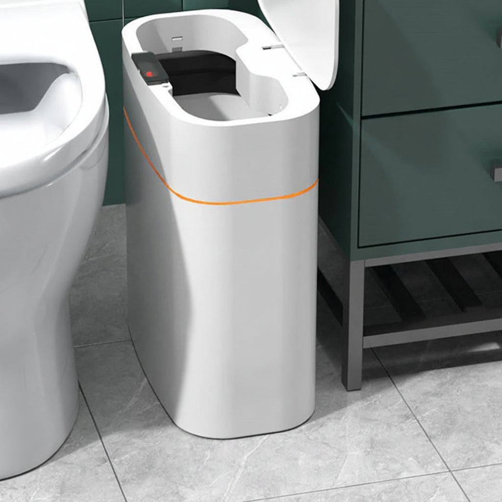Smart Motion Sensor Trash Can with Lid for Kitchen & Bathroom
