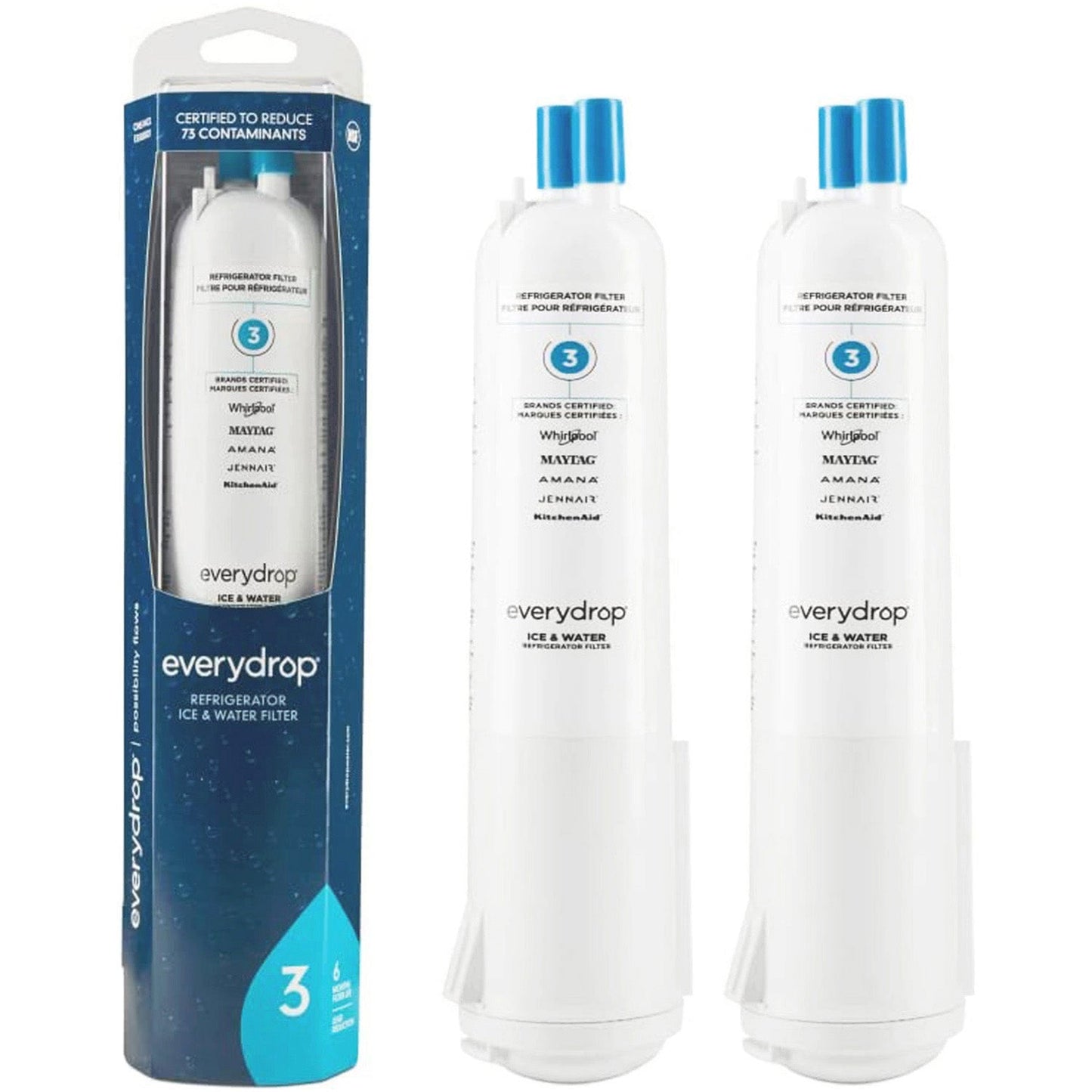 EDR3RXD1 Water Filter - Filter 3 - 4396841 Water Filter - 2 Packs