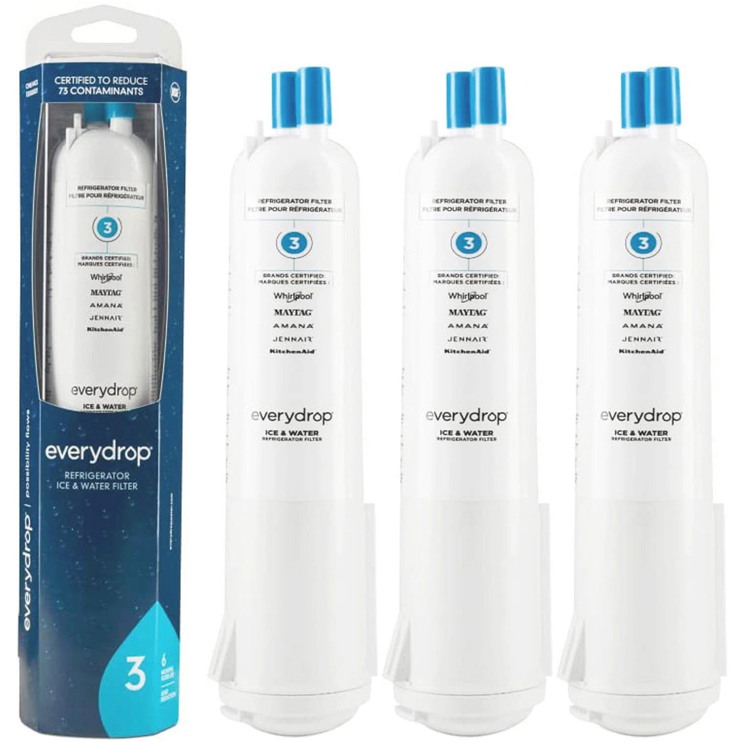 EDR3RXD1 Water Filter - Filter 3 - 4396841 Water Filter - 3 Packs