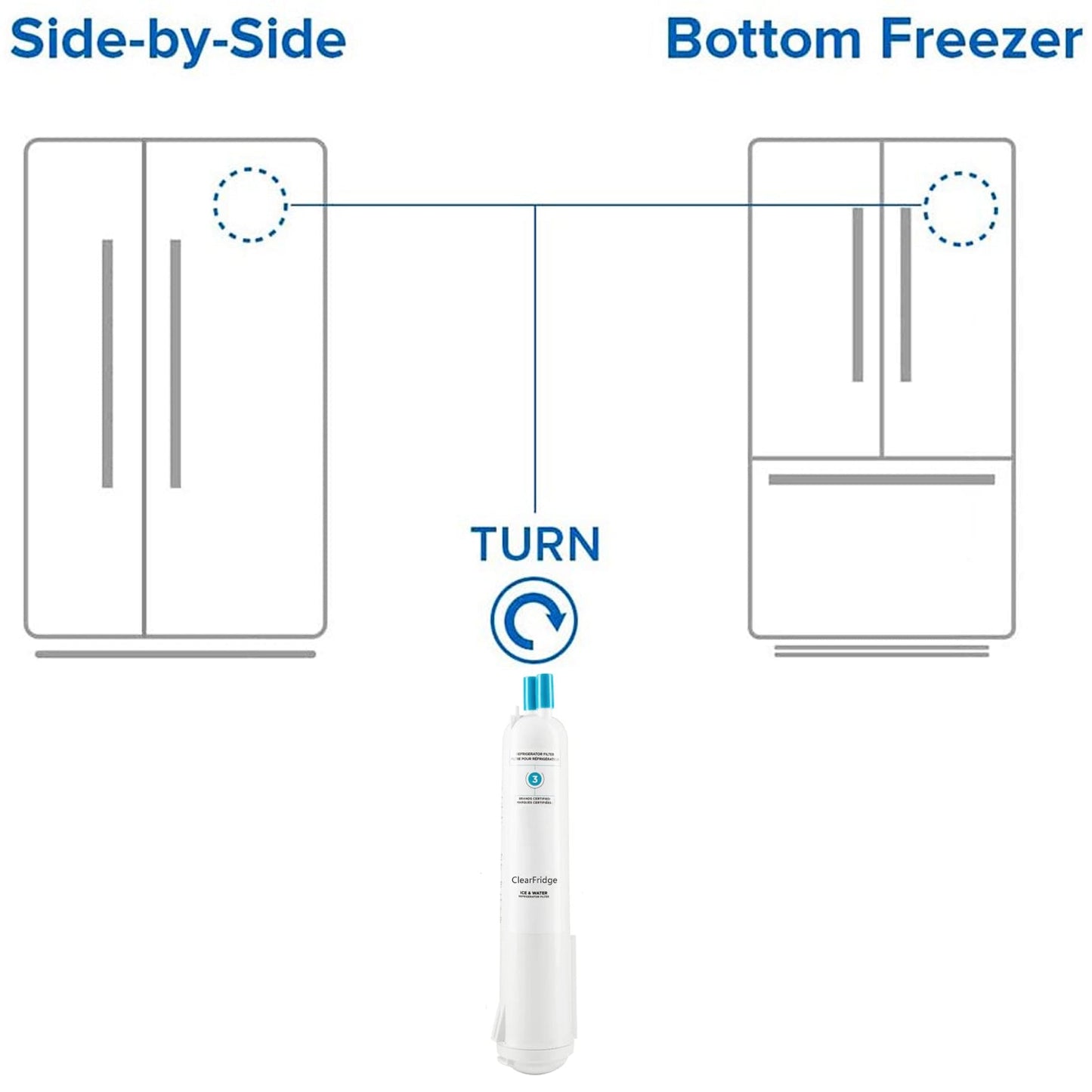 EDR3RXD1 Water Filter - Filter 3 - 4396841 Water Filter detail image 3