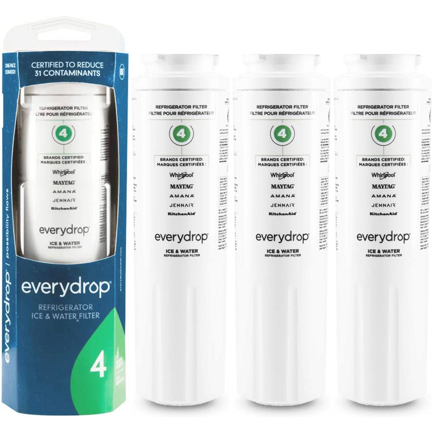 EDR4RXD1 Water Filter - Filter 4 - 4396395 Water Filter - 3 Packs