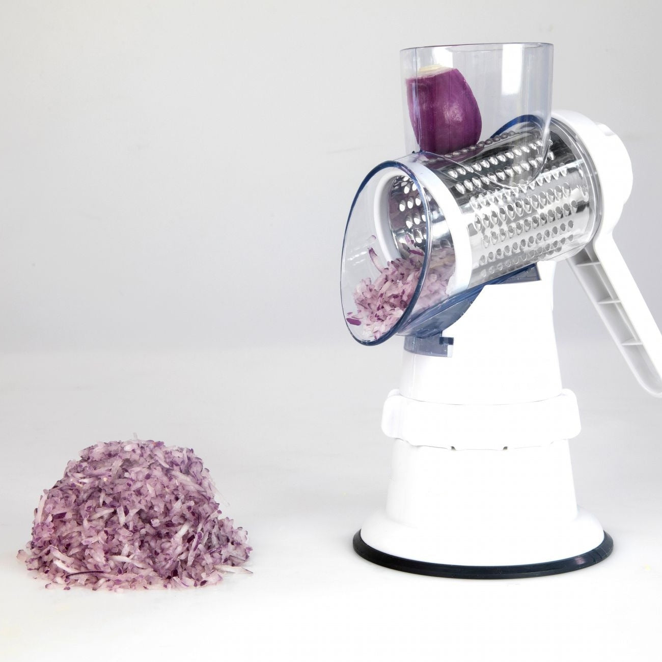 3-in-1 Manual Vegetable Slicer & Rotary Cheese Grater Tool