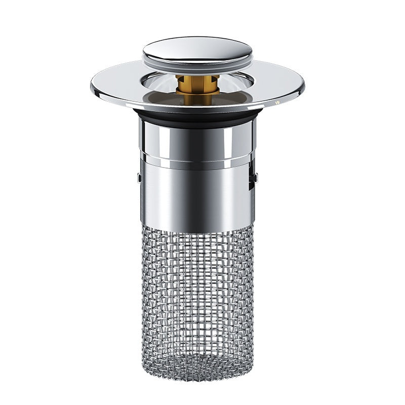 Universal Pop-Up Sink Drain Filter Stopper for Bathroom & Kitchen