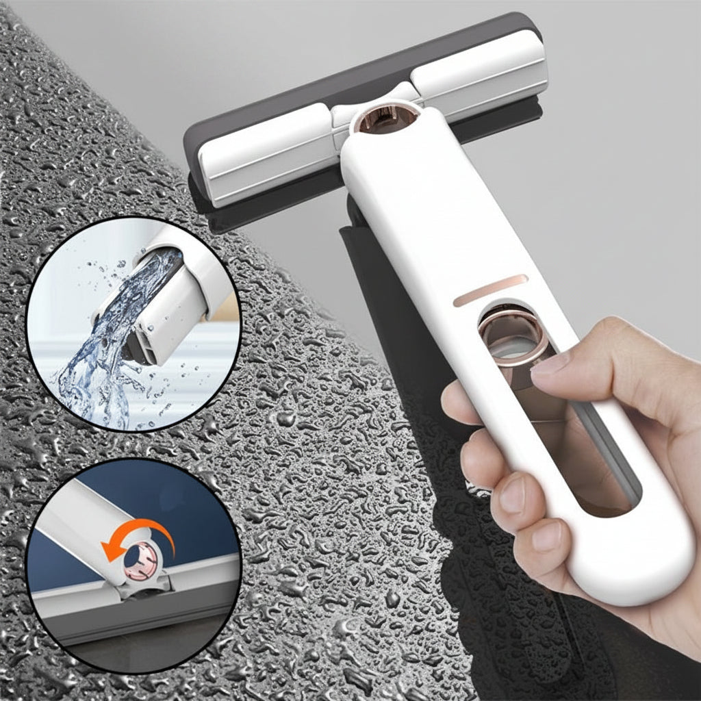 Mini sponge squeeze mop for quick household cleaning